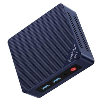 Beelink Mini PC, Intel 12 Gen Alder Lake- N95 (até 3,4 GHz), 8 GB DDR4 RAM 480 GB SSD, Mini S12 computador de mesa suporte 4K Dual HDMI Display/USB3.2/WiFi 5/BT4.2/Gigabit Ethernet Beelink Mini PC, Intel 12 Gen Alder Lake- N95 (até 3,4 GHz), 8 GB DDR4 RAM 480 GB SSD, Mini S12 computador de mesa suporte 4K Dual HDMI Display/USB3.2/WiFi 5/BT4.2/Gigabit Ethernet