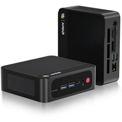 Beelink Mini PC SER5 Pro, AMD Ryzen 5 5500U 6 C/12 T, até 4,3 GHz, minicomputador com 16 GB de RAM DDR4, SSD PCIe de 480 GB, Gigabit Ethernet / WiFi 6/BT 5.2 Beelink Mini PC SER5 Pro, AMD Ryzen 5 5500U 6 C/12 T, até 4,3 GHz, minicomputador com 16 GB de RAM DDR4, SSD PCIe de 480 GB, Gigabit Ethernet / WiFi 6/BT 5.2