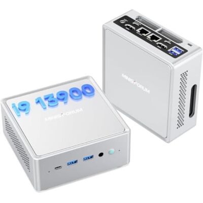 MINISFORUM NAB9S Mini PC, LAN dupla 2,5 G, Barebone (sem RAM nem SSD) Intel Core i9-13900HK, quatro ecrãs, LAN dupla 2,5 GbE, atualização sem ferramentas MINISFORUM NAB9S Mini PC, LAN dupla 2,5 G, Barebone (sem RAM nem SSD) Intel Core i9-13900HK, quatro ecrãs, LAN dupla 2,5 GbE, atualização sem ferramentas