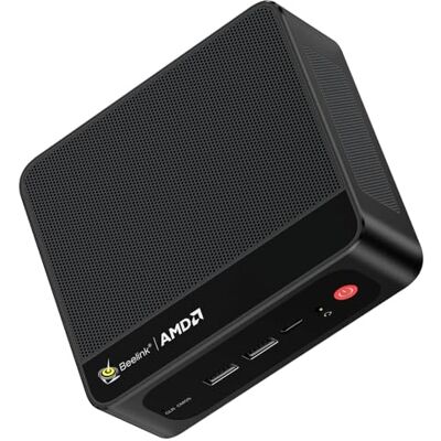 Beelink Mini PC SER5 MAX Mini computador de mesa com AMD Ryzen 7 7735U (8C/16T, até 4,75 GHz), 16 G (8 G*2) LPDDR5, 500 G M.2 PCIe SSD, BT 5.4/WiFi 6/2500 Mbb. ps LAN/HDMI. DP/Tipo-C Beelink Mini PC SER5 MAX Mini computador de mesa com AMD Ryzen 7 7735U (8C/16T, até 4,75 GHz), 16 G (8 G*2) LPDDR5, 500 G M.2 PCIe SSD, BT 5.4/WiFi 6/2500 Mbb. ps LAN/HDMI. DP/Tipo-C