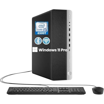 HP EliteDesk 800 G3 SFF Desktop Computer PC, Intel Core i5-6500t, 8 GB RAM, 256 GB SSD, DVD, DP, LAN/RJ-45, QWERTY Keyboard, Win11 Pro (Refurbished) HP EliteDesk 800 G3 SFF Desktop Computer PC, Intel Core i5-6500t, 8 GB RAM, 256 GB SSD, DVD, DP, LAN/RJ-45, QWERTY Keyboard, Win11 Pro (Refurbished)