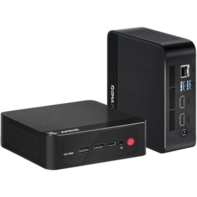 Beelink Mini PC SER5 MAX com processador AMD Ryzen R7 7735U 8C/16T, até 4,75 GHz, 24 GB de RAM LPDDR5, SSD PCIe de 500 GB, HDMI/DP/Type-C/LAN 2,5G/WiFi 6/BT 5.2 Beelink Mini PC SER5 MAX com processador AMD Ryzen R7 7735U 8C/16T, até 4,75 GHz, 24 GB de RAM LPDDR5, SSD PCIe de 500 GB, HDMI/DP/Type-C/LAN 2,5G/WiFi 6/BT 5.2