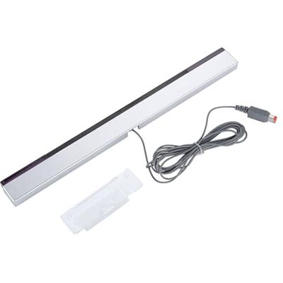 Demeras Barra sensor Wii e Wii u, barra sensor infravermelha com cabo para consolas Demeras Barra sensor Wii e Wii u, barra sensor infravermelha com cabo para consolas