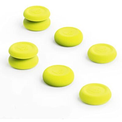 SAVAGE RAVEN Skull & Co. Skin, CQC e FPS Thumb Grips Joystick Cap Analog Stick Cover para Xbox (XSX/XB1) Controlador Amarelo Neon, 3Pares(6pcs) SAVAGE RAVEN Skull & Co. Skin, CQC e FPS Thumb Grips Joystick Cap Analog Stick Cover para Xbox (XSX/XB1) Controlador Amarelo Neon, 3Pares(6pcs)