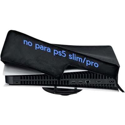 Tolesum Capa protetora horizontal para PS5, capa antipoeira para PS5 edição digital / consolas ultra HD – não para PS5 Slim/Pro-preto Tolesum Capa protetora horizontal para PS5, capa antipoeira para PS5 edição digital / consolas ultra HD – não para PS5 Slim/Pro-preto