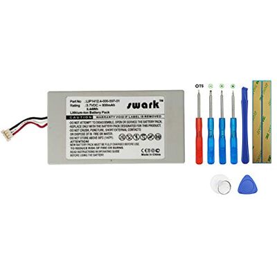 SWARK bateria LIP1412 para Spiele Konsole Sony PlayStation Portable Go, PSP Go, PSP-N100, PSP-NA1006, PSP-N1001 4-000-597-01 com ferramentas SWARK bateria LIP1412 para Spiele Konsole Sony PlayStation Portable Go, PSP Go, PSP-N100, PSP-NA1006, PSP-N1001 4-000-597-01 com ferramentas