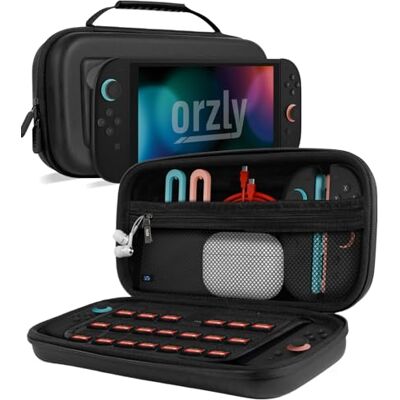 Orzly Every Switch/Switch 2/Switch Lite Capa, Preto Orzly Every Switch/Switch 2/Switch Lite Capa, Preto