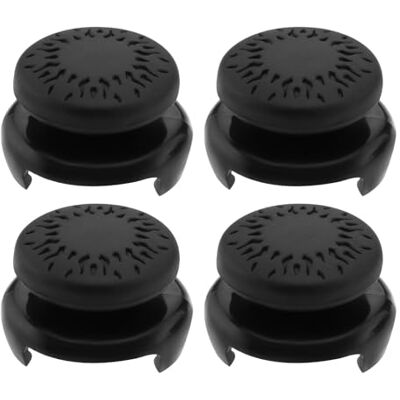 YINETTECH 4 peças extensor de alavanca de polegar punhos de polegar capa de controlador de alavanca de comando tampa de controlador de alavanca de polegar com textura 3D, compatível com Xbox One YINETTECH 4 peças extensor de alavanca de polegar punhos de polegar capa de controlador de alavanca de comando tampa de controlador de alavanca de polegar com textura 3D, compatível com Xbox One