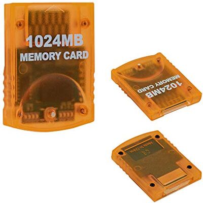 Tolesum 1024 MB (16344 blocos) cartão de memória compatível para consola Wii Game Cube NGC GC Tolesum 1024 MB (16344 blocos) cartão de memória compatível para consola Wii Game Cube NGC GC
