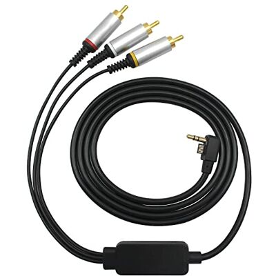 OSTENT AV áudio vídeo RCA composto cabo compatível para Sony PSP 2000/3000 slim para TV OSTENT AV áudio vídeo RCA composto cabo compatível para Sony PSP 2000/3000 slim para TV