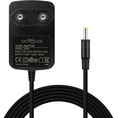 OcioDual Carregador compatível com consola PSP (PSP-1000), PSP Slim e Lite 2(PSP-2000), PSP Slim e Lite 3(PSP-3000/3004), Street (PSP-E1000/E1004), 100-240V, 5000000000000000 60Hz , 5 V, 10 W, preto OcioDual Carregador compatível com consola PSP (PSP-1000), PSP Slim e Lite 2(PSP-2000), PSP Slim e Lite 3(PSP-3000/3004), Street (PSP-E1000/E1004), 100-240V, 5000000000000000 60Hz , 5 V, 10 W, preto
