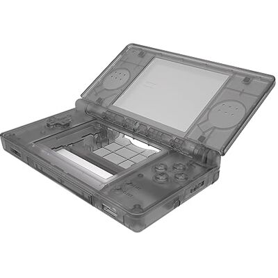 eXtremeRate Capa para Nintendo DS Lite capa protetora personalizada placa coberta completa com botões e lente de ecrã para Nintendo DS Lite NDSL NÃO inclui consola (transparente preto) eXtremeRate Capa para Nintendo DS Lite capa protetora personalizada placa coberta completa com botões e lente de ecrã para Nintendo DS Lite NDSL NÃO inclui consola (transparente preto)