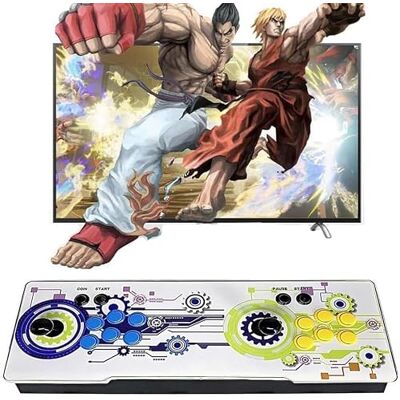 DABAUR Pandor`a Bo`x 3D 28900 Jogos Arcade Console de Jogo, Consola de Máquina Arcade, Máquina Arcade Recreativa de Jogos Retro, Compatível para TV/PC/Projetor/PS3, Inclui Jogo 2D e 3D DABAUR Pandor`a Bo`x 3D 28900 Jogos Arcade Console de Jogo, Consola de Máquina Arcade, Máquina Arcade Recreativa de Jogos Retro, Compatível para TV/PC/Projetor/PS3, Inclui Jogo 2D e 3D