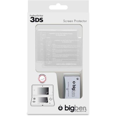 BIGBEN Big Ben BB291674 Protetor de ecrã para Nintendo 3DS, transparente BIGBEN Big Ben BB291674 Protetor de ecrã para Nintendo 3DS, transparente