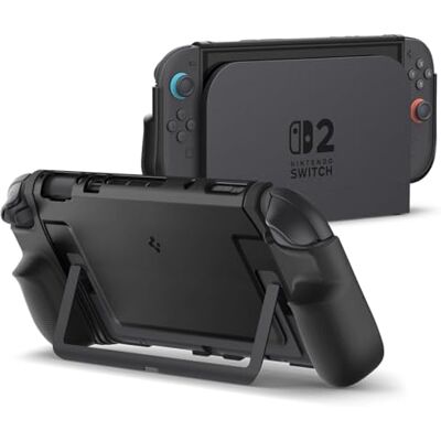 Spigen Funda Dual Grip para Nintendo Switch 2 Spigen Funda Dual Grip para Nintendo Switch 2