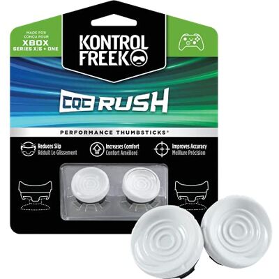 KontrolFreek CQC Rush for Xbox One and Xbox Series X Controller Performance Thumbsticks 2 Mid-Rise Concave White KontrolFreek CQC Rush for Xbox One and Xbox Series X Controller Performance Thumbsticks 2 Mid-Rise Concave White