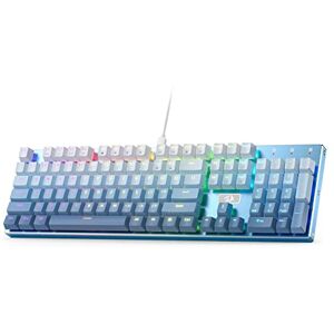 Redragon K556 SE RGB LED retroiluminado com cabo teclado mecânico para jogos, base de alumínio, tomada melhorada de 104 teclas, interruptor vermelho linear de troca a quente, US Layout Redragon K556 SE RGB LED retroiluminado com cabo teclado mecânico para jogos, base de alumínio, tomada melhorada de 104 teclas, interruptor vermelho linear de troca a quente, US Layout