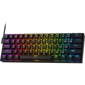 Redragon K617 HE Teclado mecânico para jogos de tiro rápido, 60% 61 teclas com cabo com acionamento hiperrápido, interruptor magnético de efeito Hall dedicado, ponto de acionamento Redragon K617 HE Teclado mecânico para jogos de tiro rápido, 60% 61 teclas com cabo com acionamento hiperrápido, interruptor magnético de efeito Hall dedicado, ponto de acionamento