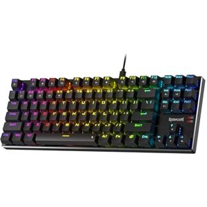 Redragon K660 (K556 TKL) Teclado RGB para Jogos com Cabo, Teclado Mecânico de 80% com 87 Teclas e Base de Alumínio, Interruptor Vermelho Linear Silencioso e Troca a Quente Aprimorada, Layout dos EUA Redragon K660 (K556 TKL) Teclado RGB para Jogos com Cabo, Teclado Mecânico de 80% com 87 Teclas e Base de Alumínio, Interruptor Vermelho Linear Silencioso e Troca a Quente Aprimorada, Layout dos EUA