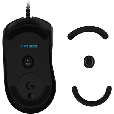 kwmobile Almofadas de deslocamento compatíveis com Logitech G403 / G603 / G703 Autocolantes para rato deslizadores para rato Gaming Melhora o movimento precisão e estabilidade kwmobile Almofadas de deslocamento compatíveis com Logitech G403 / G603 / G703 Autocolantes para rato deslizadores para rato Gaming Melhora o movimento precisão e estabilidade