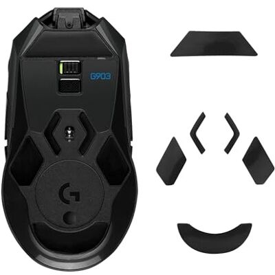 kwmobile Almofadas de rolagem compatíveis com Logitech G903 autocolantes para rato deslizadores para rato Gaming melhora o movimento precisão e estabilidade kwmobile Almofadas de rolagem compatíveis com Logitech G903 autocolantes para rato deslizadores para rato Gaming melhora o movimento precisão e estabilidade