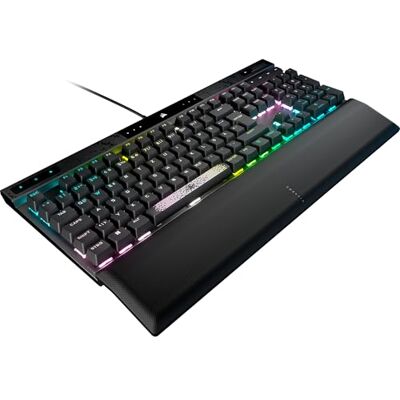 Corsair K70 MAX RGB Teclado mecânico magnético com cabo interruptores MGX ajustáveis tampões de teclas PBT de duplo disparo, compatível com iCUE PC, PS5, PS4, Xbox QWERTZ DE Cinzento aço Corsair K70 MAX RGB Teclado mecânico magnético com cabo interruptores MGX ajustáveis tampões de teclas PBT de duplo disparo, compatível com iCUE PC, PS5, PS4, Xbox QWERTZ DE Cinzento aço