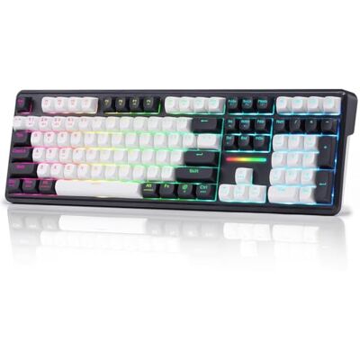 Redragon K745 Pro Teclado mecânico sem fios RGB 108 teclas Redragon K745 Pro Teclado mecânico sem fios RGB 108 teclas