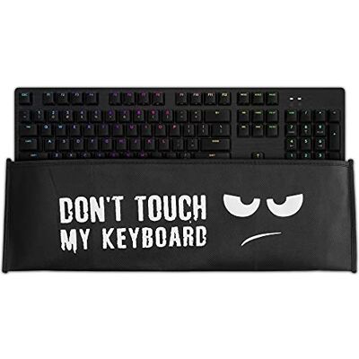 kwmobile Capa protetora para teclado Logitech G512/G513 Carbon Tactile/Linear/GX Blue Capa para pó ou salpicos com Don't touch my keyboard kwmobile Capa protetora para teclado Logitech G512/G513 Carbon Tactile/Linear/GX Blue Capa para pó ou salpicos com Don't touch my keyboard