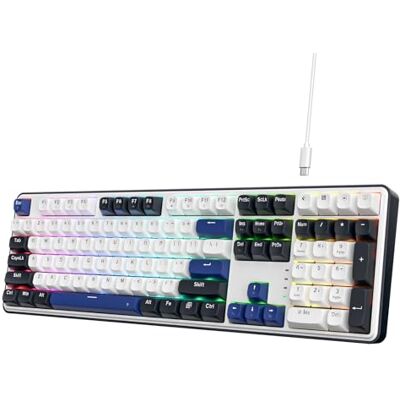 Redragon K689 Teclado mecânico Gasket cabo RGB 104 + 4 teclas Redragon K689 Teclado mecânico Gasket cabo RGB 104 + 4 teclas