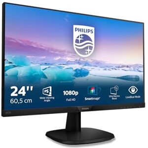 Philips Monitores Monitor 243V7QDSB/00 24", FHD, 75Hz, IPS, Flicker Free, (1920x1080, 250cd/m² VESA, DSUB, HDMI), Cor Preto Philips Monitores Monitor 243V7QDSB/00 24", FHD, 75Hz, IPS, Flicker Free, (1920x1080, 250cd/m² VESA, DSUB, HDMI), Cor Preto