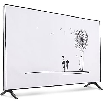 kwmobile Capa para monitor de 55" TV capa protetora para interior, crianças e dentes-leão kwmobile Capa para monitor de 55" TV capa protetora para interior, crianças e dentes-leão
