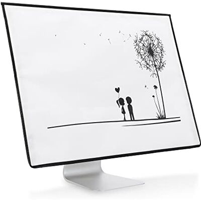 kwmobile Capa Compatível com Apple iMac 24" Tampa Antipoeira crianças e Dente de leão Preto/Branco kwmobile Capa Compatível com Apple iMac 24" Tampa Antipoeira crianças e Dente de leão Preto/Branco