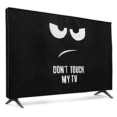 kwmobile Capa para monitor de 32" TV Capa protetora para interior Não toque na minha TV kwmobile Capa para monitor de 32" TV Capa protetora para interior Não toque na minha TV