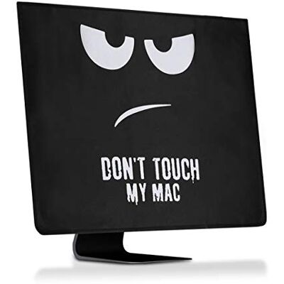 kwmobile Capa compatível com Apple iMac 27" / iMac Pro 27" capa anti-pó Don't touch my Mac branco/preto kwmobile Capa compatível com Apple iMac 27" / iMac Pro 27" capa anti-pó Don't touch my Mac branco/preto