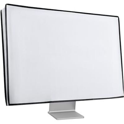 kwmobile Capa compatível com monitor de 27-28" capa protetora para ecrã anti-pó protetor branco kwmobile Capa compatível com monitor de 27-28" capa protetora para ecrã anti-pó protetor branco