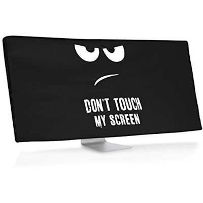kwmobile Capa compatível com monitor monitor monitor de 34-35" capa protetora têxtil para ecrã Don't touch my Screen kwmobile Capa compatível com monitor monitor monitor de 34-35" capa protetora têxtil para ecrã Don't touch my Screen