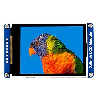 Waveshare 2,4 polegadas LCD TFT Display Module Support 65K RGB cores, resolução de 240 × 320, com interface SPI, incorporada, driver ILI9341, uso SPI bus Waveshare 2,4 polegadas LCD TFT Display Module Support 65K RGB cores, resolução de 240 × 320, com interface SPI, incorporada, driver ILI9341, uso SPI bus