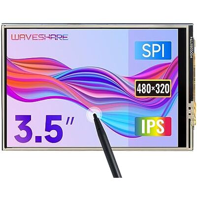 Waveshare Raspberry Pi 3,5 polegadas RPi LCD (C) Resistive Touch Screen TFT 480 x 320 resolução de 125 MHz Speed SPI for All Version of Raspberry Pi Raspberry Pi 4 Waveshare Raspberry Pi 3,5 polegadas RPi LCD (C) Resistive Touch Screen TFT 480 x 320 resolução de 125 MHz Speed SPI for All Version of Raspberry Pi Raspberry Pi 4
