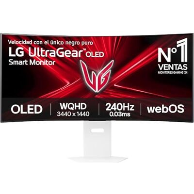 LG Monitor Ultragear Gaming 39GX90SA-W, 39', OLED, WQHD, 240 Hz, < 1 ms LG Monitor Ultragear Gaming 39GX90SA-W, 39', OLED, WQHD, 240 Hz, < 1 ms