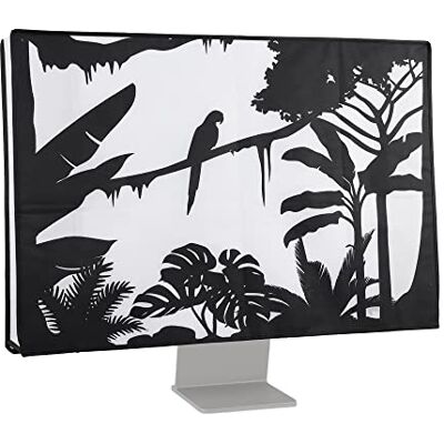 kwmobile Capa compatível com monitor monitor de 31 32" Capa protetora têxtil para ecrã, selva exótica kwmobile Capa compatível com monitor monitor de 31 32" Capa protetora têxtil para ecrã, selva exótica