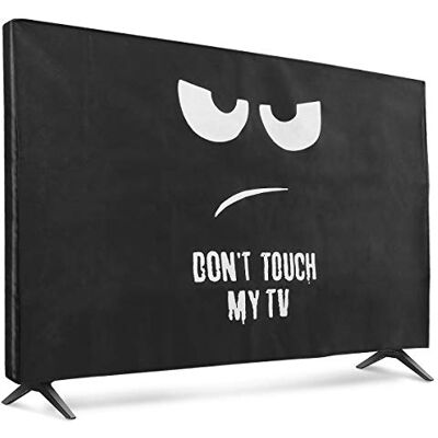 kwmobile Capa para monitor de 55" TV Capa protetora para interior Não toque na minha TV kwmobile Capa para monitor de 55" TV Capa protetora para interior Não toque na minha TV