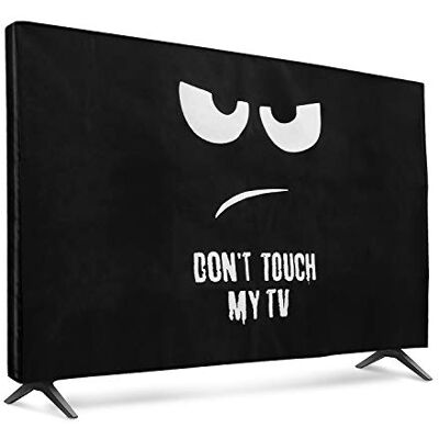 kwmobile Capa para monitor de 43" TV Capa protetora para interior Não toque na minha TV kwmobile Capa para monitor de 43" TV Capa protetora para interior Não toque na minha TV