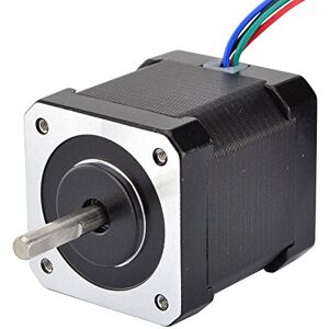 STEPPERONLINE Nema 17 Motor de passo bipolar 2A 59Ncm corpo de 48mm 4 condutores com cabo de 1m para impressora 3D/CNC STEPPERONLINE Nema 17 Motor de passo bipolar 2A 59Ncm corpo de 48mm 4 condutores com cabo de 1m para impressora 3D/CNC
