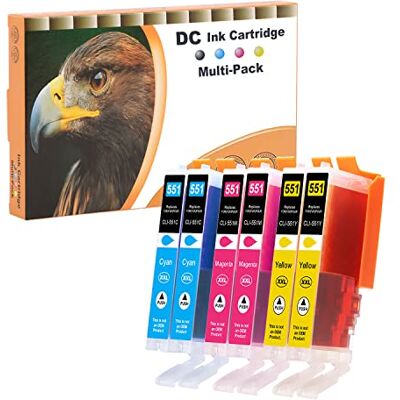 D&C 6X cartuchos de tinta compatíveis para Canon PGI-550 XL CLI-551 XL para Canon Pixma MG6450 MG6650 MG7100 MG7150 MG7550 MX925 iP7200 iP7250 MGGGGGGGGGGGGGGGGGGGGGGGGGGGG 5400 MG5450 MG5550 MG5650 MG5655 MX725 MX920 iP8750 D&C 6X cartuchos de tinta compatíveis para Canon PGI-550 XL CLI-551 XL para Canon Pixma MG6450 MG6650 MG7100 MG7150 MG7550 MX925 iP7200 iP7250 MGGGGGGGGGGGGGGGGGGGGGGGGGGGG 5400 MG5450 MG5550 MG5650 MG5655 MX725 MX920 iP8750