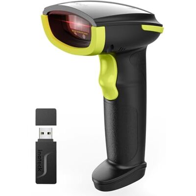 Inateck Scanner de código de barras Bluetooth AI, scanner de código 1D sem fio, scanner portátil com App e SDK, bateria de 2000 mAh, BCST-21 AI verde Inateck Scanner de código de barras Bluetooth AI, scanner de código 1D sem fio, scanner portátil com App e SDK, bateria de 2000 mAh, BCST-21 AI verde