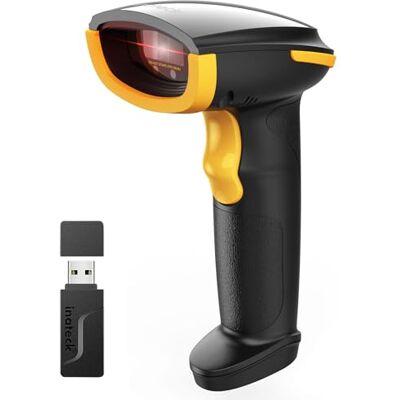 Inateck Scanner de código de barras Bluetooth AI, scanner de código 1D sem fio, scanner portátil com App e SDK, bateria de 2000 mAh, BCST-21 AI Inateck Scanner de código de barras Bluetooth AI, scanner de código 1D sem fio, scanner portátil com App e SDK, bateria de 2000 mAh, BCST-21 AI