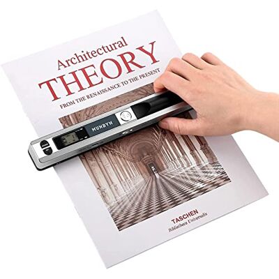 MUNBYN 2025 Novo scanner portátil, scanner de documentos e imagens em A4 com 900 dpi, digitalização plana, inclui cartão SD de 16G, scanner carrega imagens via cabo USB, sem controlador, branco MUNBYN 2025 Novo scanner portátil, scanner de documentos e imagens em A4 com 900 dpi, digitalização plana, inclui cartão SD de 16G, scanner carrega imagens via cabo USB, sem controlador, branco