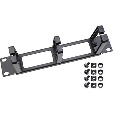 HMF 63353-02 Painel de manobra para armário de servidor, 10 polegadas 1 U 3 suportes guia preto HMF 63353-02 Painel de manobra para armário de servidor, 10 polegadas 1 U 3 suportes guia preto