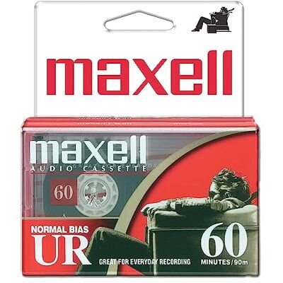 Maxell UR 60 Audio cassete 60 min 2 peças fita de áudio/vídeo (60 min, 2 peças)) Maxell UR 60 Audio cassete 60 min 2 peças fita de áudio/vídeo (60 min, 2 peças))