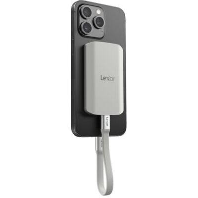 Lexar ES5 SSD Portátil 4TB, USB 3.2 Gen2 x 2 até 2000 MB/s de leitura/gravação, proteção IP65, SSD Magsafe para telemóvel, suporta fotografia Apple ProRes 4K (iPhone 15/16) e Galaxy S25 8K Lexar ES5 SSD Portátil 4TB, USB 3.2 Gen2 x 2 até 2000 MB/s de leitura/gravação, proteção IP65, SSD Magsafe para telemóvel, suporta fotografia Apple ProRes 4K (iPhone 15/16) e Galaxy S25 8K